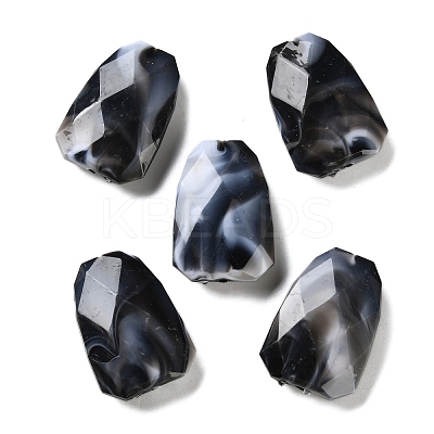 Opaque Acrylic Beads OACR-M015-10-1
