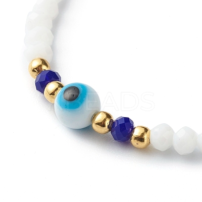 Adjustable Nylon Thread Braided Bead Bracelets Set BJEW-JB06440-1