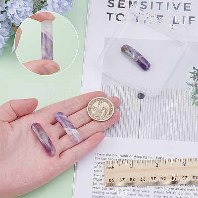 6Pcs Natural Fluorite Connector Charms G-AR0006-27C-1