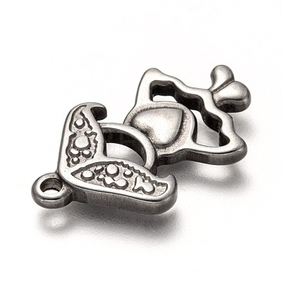 Non-Tarnish 304 Stainless Steel Pendants STAS-P257-01P-1