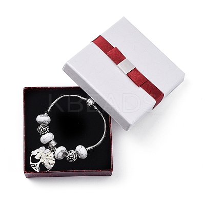 Brass European Bracelets BJEW-JB04795-04-1