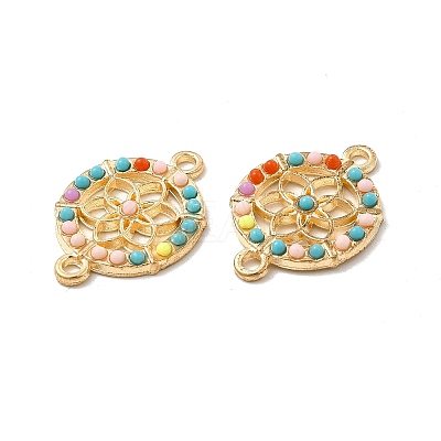 Tibetan Style Alloy Connector Charms FIND-H039-70KCG-1