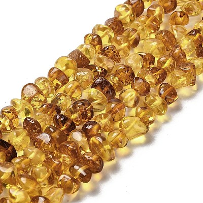 Natural Amber Beads Strands G-L095-L01-01-1