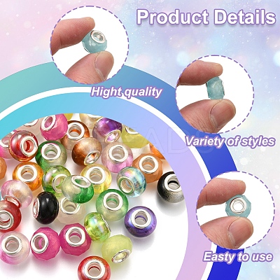 UV Plating Resin European Beads RESI-FS0002-01-1