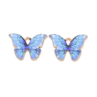 Alloy Enamel Pendants PALLOY-M200-01LG-K-1