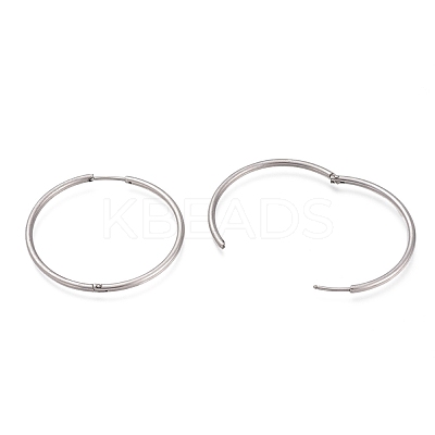 Tarnish Resistant 201 Stainless Steel Huggie Hoop Earrings EJEW-O095-02I-1