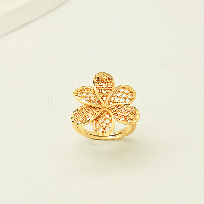 Adjustable Brass Finger Rings for Women DS8817-2-1