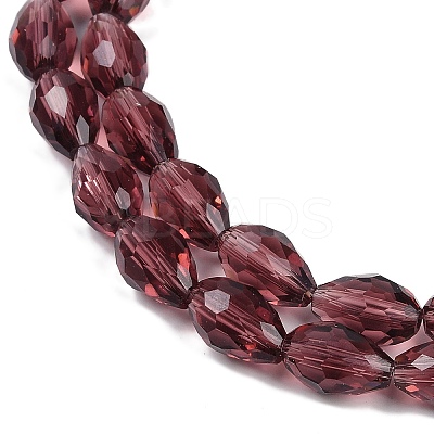 Transparent Glass Beads Strands LS-EGLA-N013-T10mm-D03-1