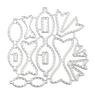 Bowknot Carbon Steel Cutting Dies Stencils LS-DIY-P076-09-1