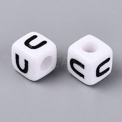 Opaque Acrylic Beads SACR-N020-04A-U-1