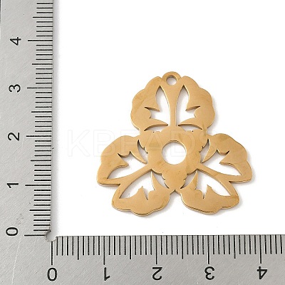 304 Stainless Steel Pendants STAS-V016-17G-1