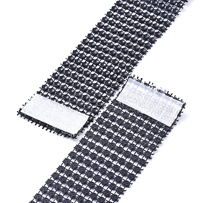 8 Rows Plastic Rhinestone Napkin Rings AJEW-D042-01C-1