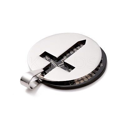 304 Stainless Steel Manual Polishing Pendants STAS-G269-01P-1