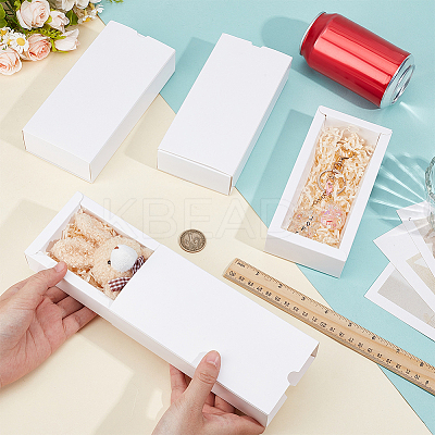 Kraft Paper Folding Drawer Boxes CON-WH0110-66B-1