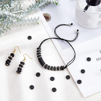4 Strands Natural Lava Rock Beads Strands G-NB0001-52A-1