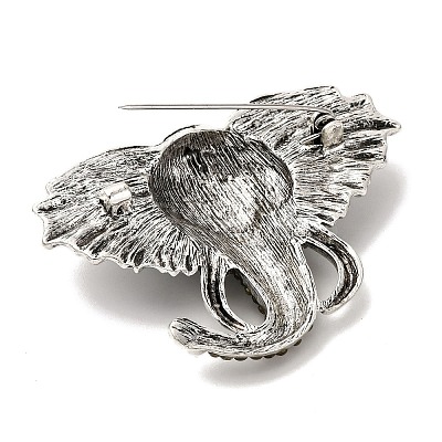 Alloy Rhinestone Brooch LS-JEWB-K027-08AS-1