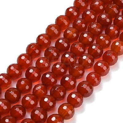 Natural Carnelian Beads Strands G-C280-B10-8mm-1