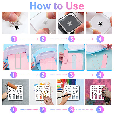 1Pc Angel Theme Bookmark Carbon Steel Cutting Dies Stencils DIY-GL0003-213-1