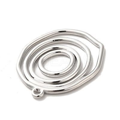Non-Tarnish 304 Stainless Steel Pendants STAS-M312-02P-1