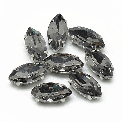 Sew on Rhinestone RGLA-T034-7x15mm-07-1