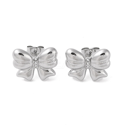 Non-Tarnish 304 Stainless Steel Stud Earrings EJEW-S227-30P-06-1