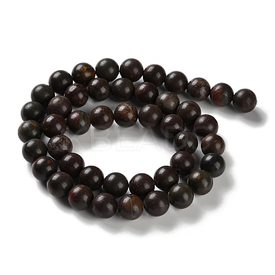 Natural Polychrome Jasper/Picasso Stone/Picasso Jasper Beads Strands LS-G-C160-01-8mm-1