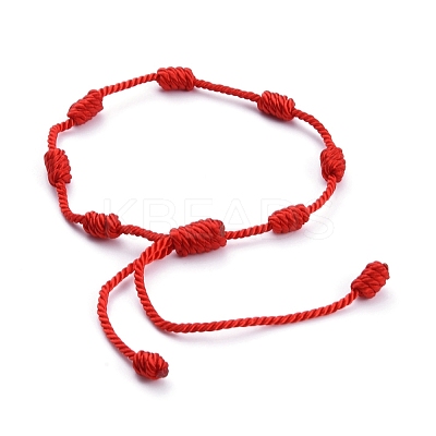 7 Knot Lucky Bracelets BJEW-JB05252-03-1