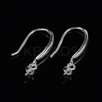 925 Sterling Silver Earring Hooks X-STER-E062-02S-1