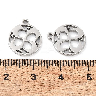 Non-Tarnish 316 Surgical Stainless Steel Charms STAS-Q314-05P-1
