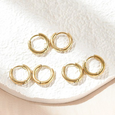 Ion Plating(IP) 304 Stainless Steel Hoop Earrings X-EJEW-P177-G-06-1