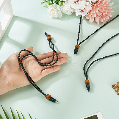 Adjustable Waxed Polyester Cord Necklace Making NJEW-TAC0030-1