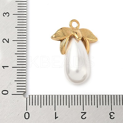 304 Stainless Steel Pendants STAS-L026-06G-01-1