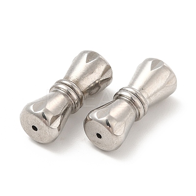 Non-Tarnish 304 Stainless Steel Screw Clasps STAS-D246-02P-1