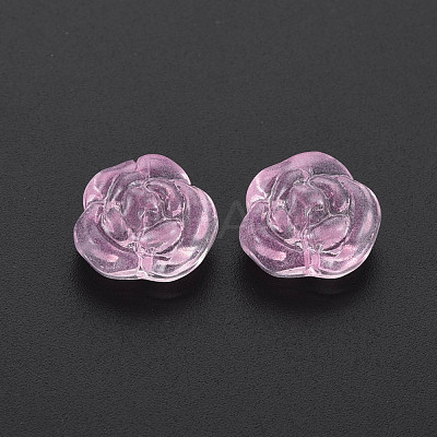 Transparent Baking Paint Glass Beads X-GLAA-S190-022-A05-1