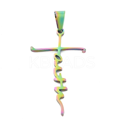 Ion Plating(IP) 304 Stainless Steel Pendants STAS-D179-13M-1