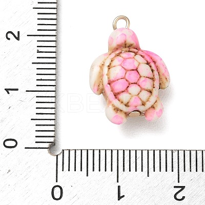 Brass & Resin Pendants RE-CBA9A00-01G-1