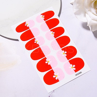 Flower Series Full Cover Nail Decal Stickers MRMJ-T109-WSZ-M1-1