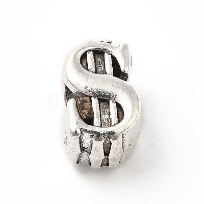 Tibetan Style Alloy European Beads PALLOY-P293-132AS-1