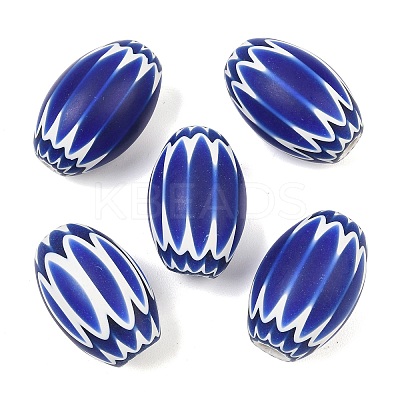 Handmade Millefiori Glass Beads GL-CBAAE72-01B-03-1