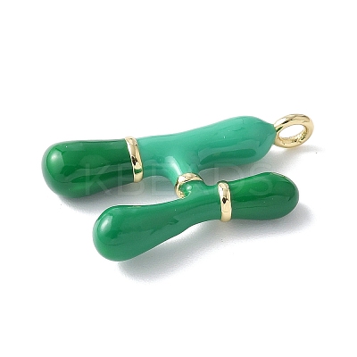 Brass Enamel Pendants KK-E093-03G-H-01-1