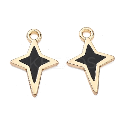 Alloy Enamel Pendants ENAM-G235-11G-01-1