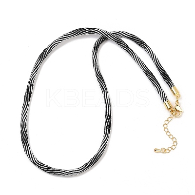 4MM Round Nylon Cotton Cord Necklaces Making NJEW-C106-02G-12-1