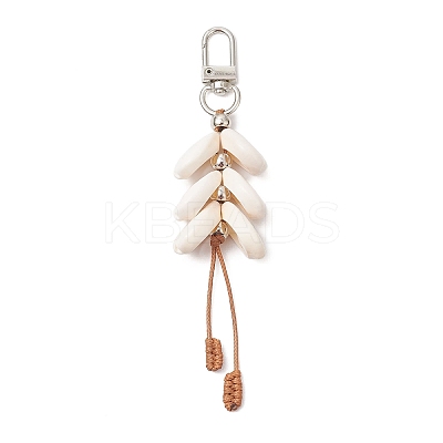 Shell Pendant Decorations HJEW-TA00325-1