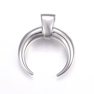 Tarnish Resistant 304 Stainless Steel Pendants STAS-H463-07P-1