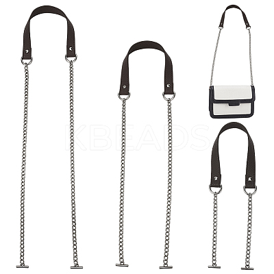 3Pcs 3 Styles PU Leather Bag Straps FIND-WR0009-99C-1