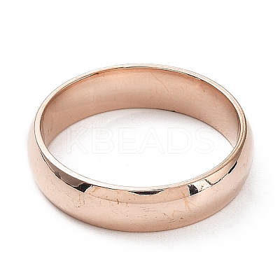 Ion Plating(IP) 304 Stainless Steel Flat Plain Band Rings STAS-I160-B-15mm-RG-1
