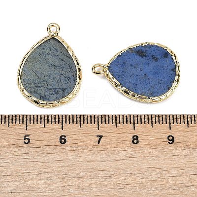 Natural Dumortierite Pendants G-K347-08G-03-1