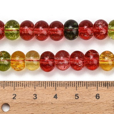 Dyed Imitation Gemstone Glass Beads Strands GL-Z001-03B-02-1