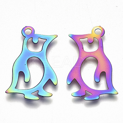 Ion Plating(IP) 201 Stainless Steel Pendants X-STAS-R114-031-1