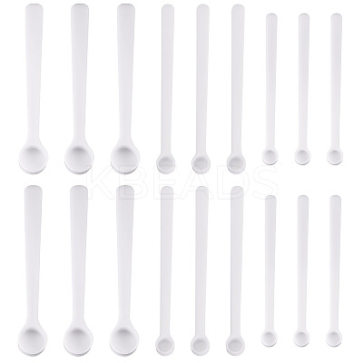 30Pcs 3 Styles Plastic Spoons AJEW-TA0001-89-1